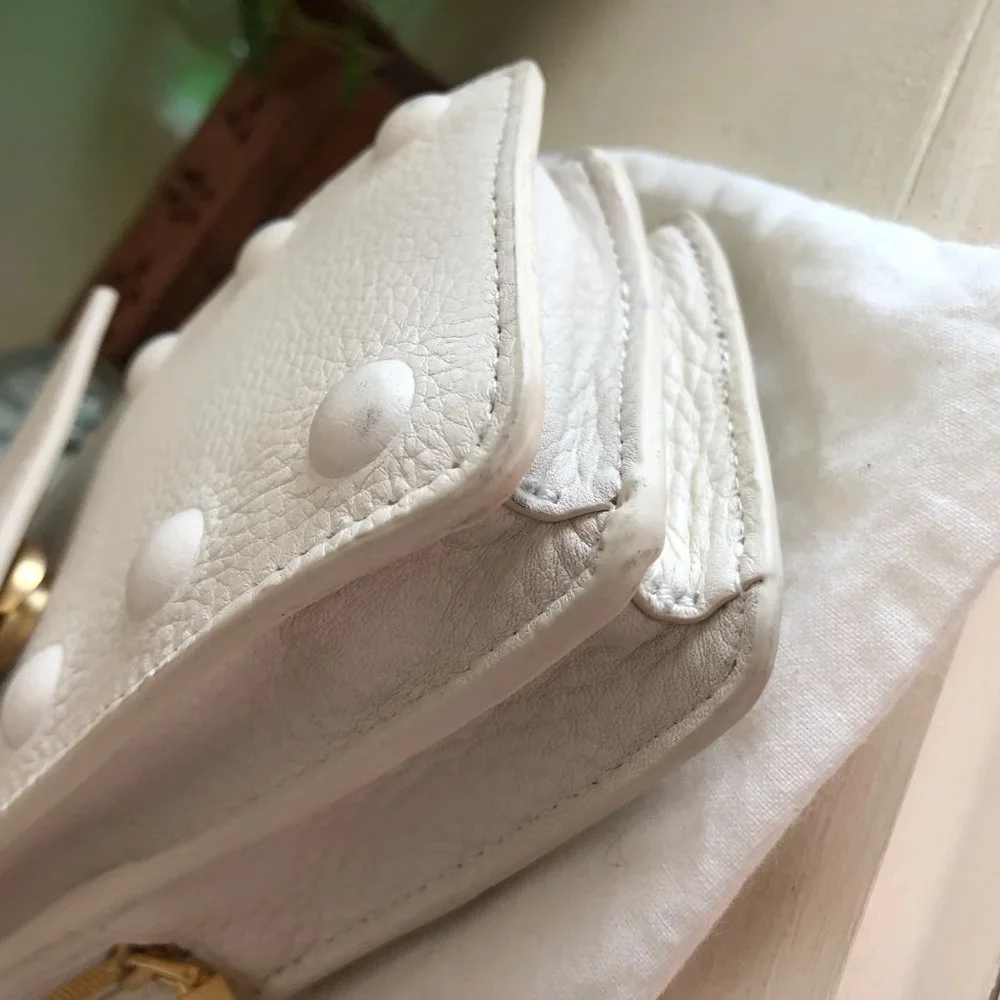 ***SOLD***Hammitt 310 West Crossbody Pebble Leather Marshmallow White - Picture 13 of 16